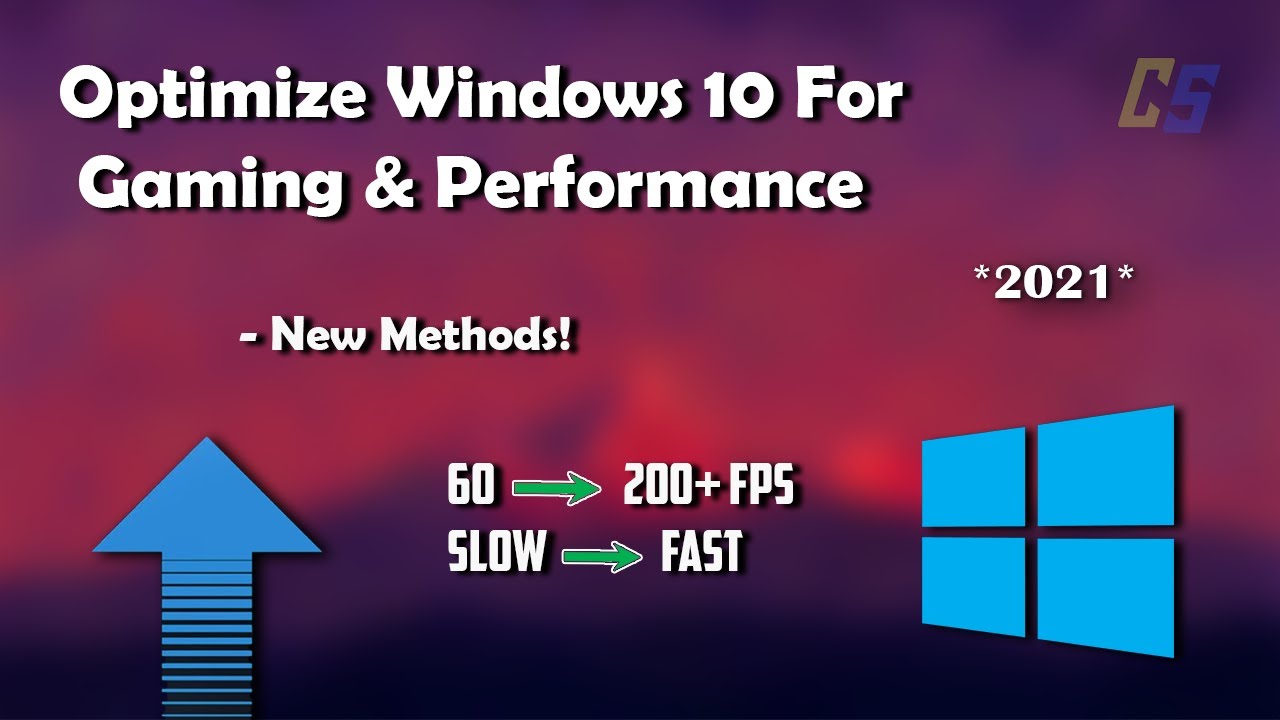 How To Optimize Windows 10 For GAMING & PERFORMANCE In 2021 - Windows ...