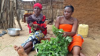 How to Cook Authentic Traditional Vegetables//African Village Life