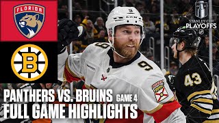2nd Round: Florida Panthers vs. Boston Bruins Game 4 | Full Game Highlights