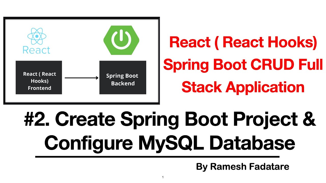 React Hooks Spring Boot Crud Full Stack App 2 Create Spring Boot