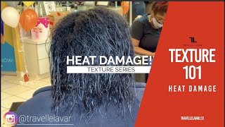 Silk Press on 🔥 HEAT DAMAGED 🔥Hair 😱 (Issa Voiceover)