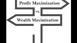 Profit Maximization Vs  Wealth Maximization