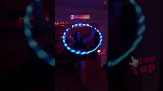 UNEDITED Hoop Dance Flow with UltraPoi LED hoop! (UltraHoop Shuffle)