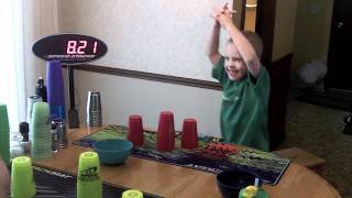 5 year old sport stacking cycle: 8.21