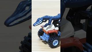 レゴで組み立てたかっこいいダイノアタックの恐竜のミニフィグ #shorts #lego #dino #レゴらじお