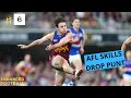 AFL Kicking Skills - Lachie Neale AFL Drop Punt Kicking Technique