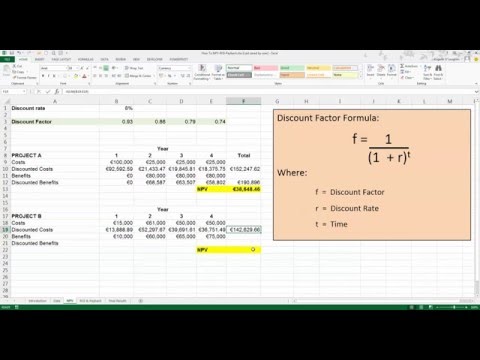 How To... Calculate Net Present Value (NPV) in Excel 2013 How To... Calculate Net Present Value (NPV) in Excel 2013