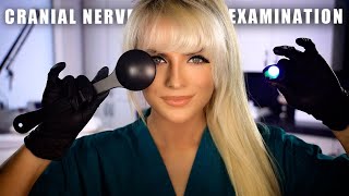 Walk-In Clinic Cranial Nerve Examination & Physical | ASMR (detailed personal at