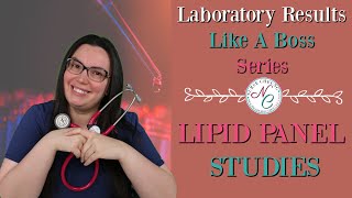 LIPID PROFILE | LABORATORY VALUES NCLEX NURSING EXAM LIKE A BOSS SERIES