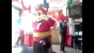 dancing jollibee @zapote bacoor