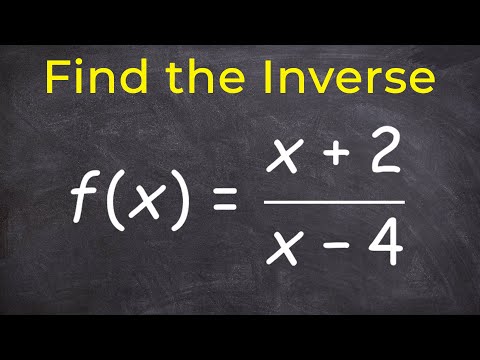 Finding the inverse of a rational function Finding the inverse of a rational function