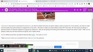Matthew Effect First Reading