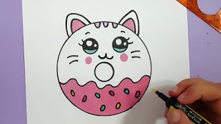 Cute donut drawings with a bit  of twist in the video *have to watch*