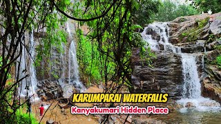 Black Rock Waterfalls | காட்டுக்குள் ரகசிய அருவி | Karumparai Falls | Kanyakumari Hidden Place