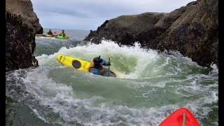 On The Water - Neptune's Rangers Rock Gardening - Rough Water Sea Kayaking