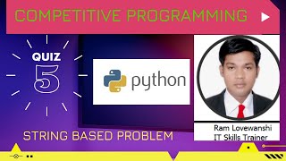 String Based Program in Python(Count Number of Words in a String) [Competitive Programming]