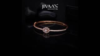 ||L.BRACELETS BR-278||JIVAA'S Rose Gold CZ Brass Kada Bracelets For Women|| JIVAA'S COLLECTION ||