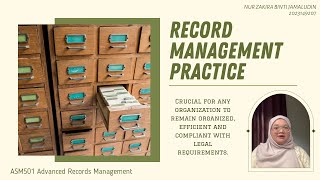 Chapter 2 Record Management Practice ASM501