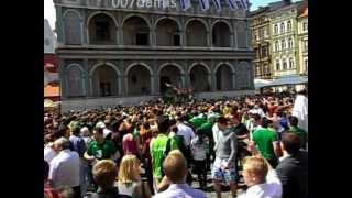 Poznań: Piękne pożegnanie Irlandczyków Flash Mob 2012