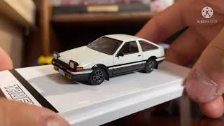 『未だ人気のAE86！細かい所までリアルに再現』ホビージャパン1/64スケール，トヨタスプリンタートレノ『AE86』GT APEXハイテク2トン