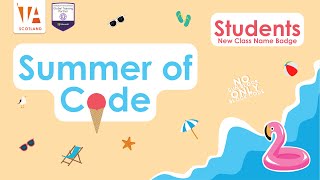 Summer of Code – Students New Class Name Badge