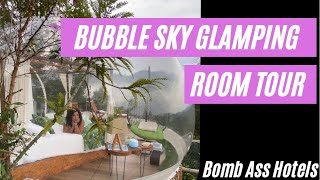 Bubble Sky Glamping near MDE in Colombia, Room Tour