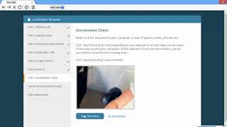 Respondus Environment Check