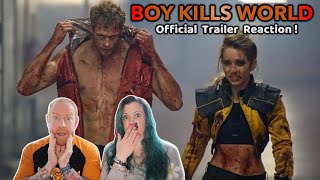 Boy Kills World Official Trailer Reaction (Bill Skarsgård, Jessica Rothe, H. Jon Benjamin)