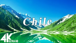 FLYING OVER CHILE (4K UHD)  - Relaxing Music with Amazing Nature Scenery - 4k video Ultra HD