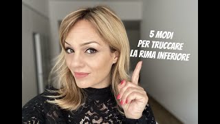 5 Modi per Truccare la rima inferiore dell'occhio