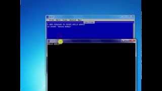 QBASIC Programming Tutorial – 3 – Running Your First BASIC Program