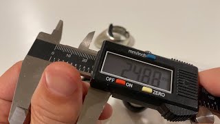 How to estimate if a thumb ring will fit before buying it (caliper preset & squeeze method)