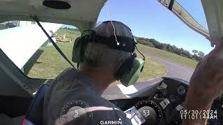 VIRB 0431  Bob and Al fly to The CABIN on Lake Kerr May 30, 2024 in N2536P