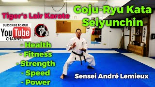 Goju-Ryu Kata Seiyunchin,  Sensei André Lemieux,  Tiger's Lair Karate #karate #gojuryu #trending