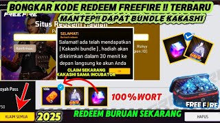 BONGKAR KODE REDEEM FF TERBARU HARI INI 31 JANUARI 2025 BURUAN REDEEM SEKARANG‼️