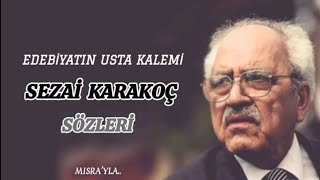 Edebiyatın Usta Kalemi Sezai Karakoç Sözleri | #sezaikarakoç #edebiyat