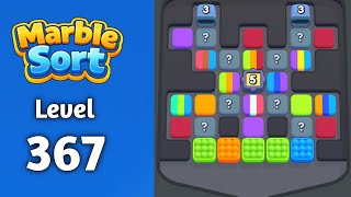Marble sort Level 367 walkthrough solution