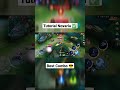 tutorial novaria best combo skill ✅ mobilelegends shorts trending