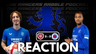 League Season DONE | Hearts 3 - 3 Rangers | Reaction - Rangers Rabble Podcast