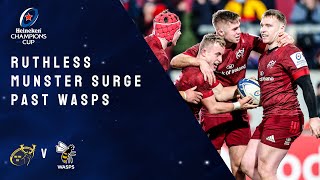 Highlights - Munster Rugby v Wasps -  Round 4 │Heineken Champions Cup Rugby 2021/22