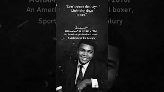 3 quotes by Muhammad Ali to trigger your motivational juices. | Inspirational Quotes #shorts