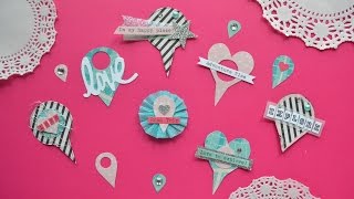 Diy Embellishments - Geotags - Build Your Stash #15 - Little Hot Tamale