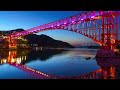 4k 타임랩스 창원 _ 저도연육교 야경. 마산합포구 jeodoyeonrukgyo bridge nightscape timelapse. changwon timelapse. korea