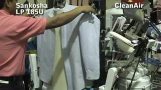 2010 Sankosha LP 185 Double Buck Shirt Press with Title CleanAir.avi