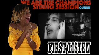 FIRST TIME HEARING Queen - We Are The Champions (The Studio Session) | REACTION (InAVeeCoop Reacts)
