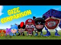 NEW SIZE COMPARISON ZOOCHOSIS SONIC TAPES FAMILY in Garry's Mod!