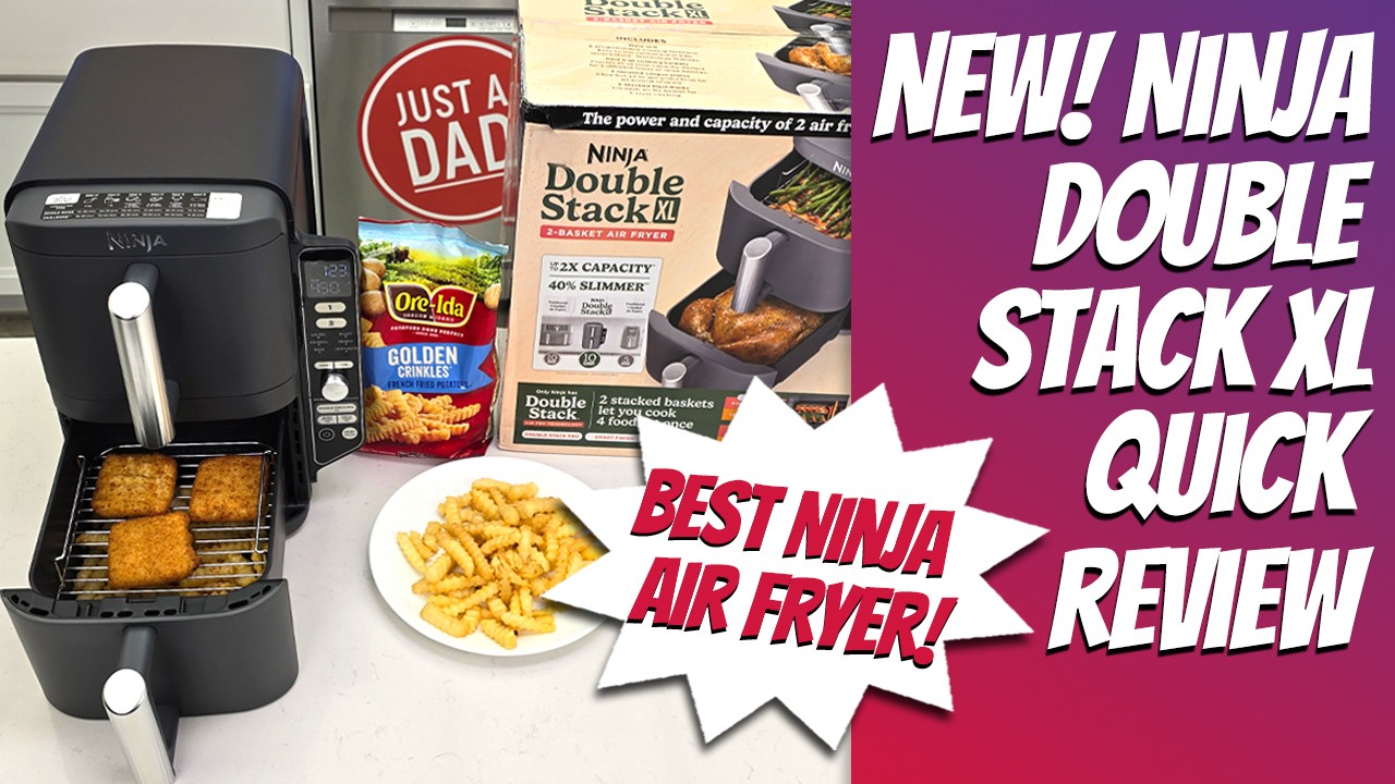 Ninja SL401 DoubleStack XL 10 QT 2 Basket Air Fryer Quick Review I LOVE ...