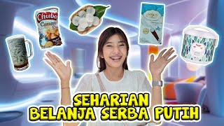 MAMI BORONG BELANJAAN SERBA PUTIH DI SUPERMARKET!! SEMUANYA LANGSUNG DIBELI #trend