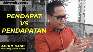 Kami Kongsi - Pendapat vs pendapatan