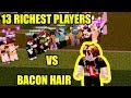 bacon hair vs invisible tryhard salad hair high bounty challenge roblox jailbreak